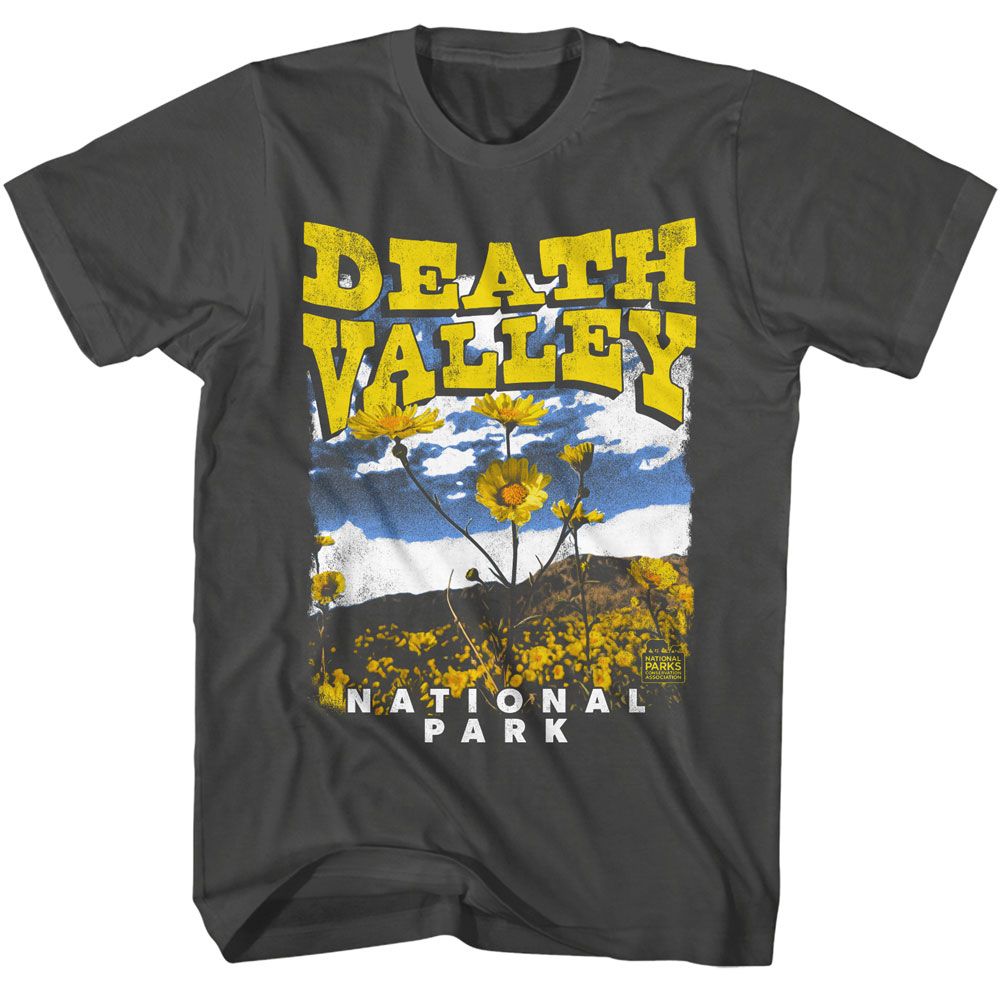 NPCA-DEATH VALLEY MARIGOLDS-SMOKE ADULT S/S TSHIRT