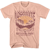 Thumbnail for NPCA-YOSEMITE DECORATIVE OVAL-PEACH ADULT S/S TSHIRT