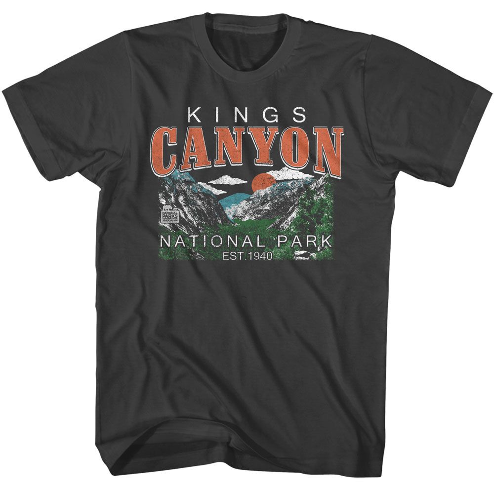 NPCA-KINGS CANYON-SMOKE ADULT S/S TSHIRT