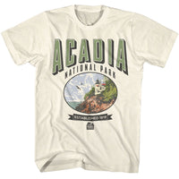 Thumbnail for NPCA-ACADIA OVAL EST 1919-NATURAL ADULT S/S TSHIRT