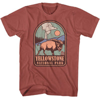Thumbnail for NPCA-YELLOWSTONE BADGE-TERRACOTTA ADULT S/S TSHIRT
