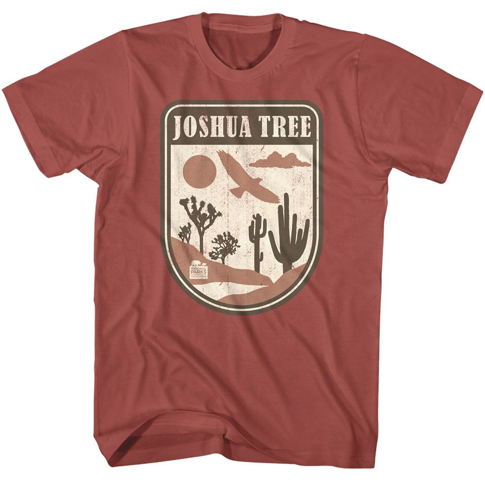 NPCA-JOSHUA TREE BADGE 2-TERRACOTTA ADULT S/S TSHIRT