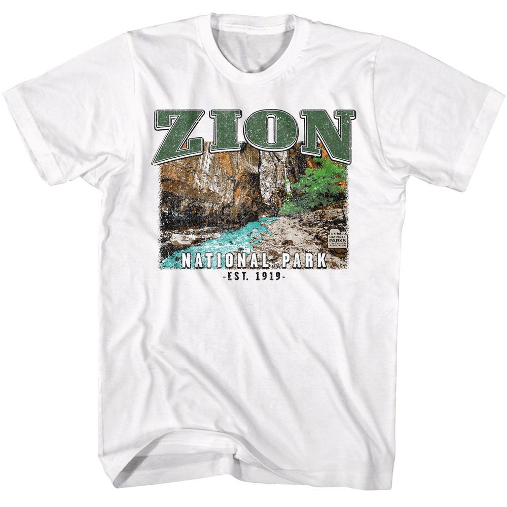 NPCA-ZION-WHITE ADULT S/S TSHIRT