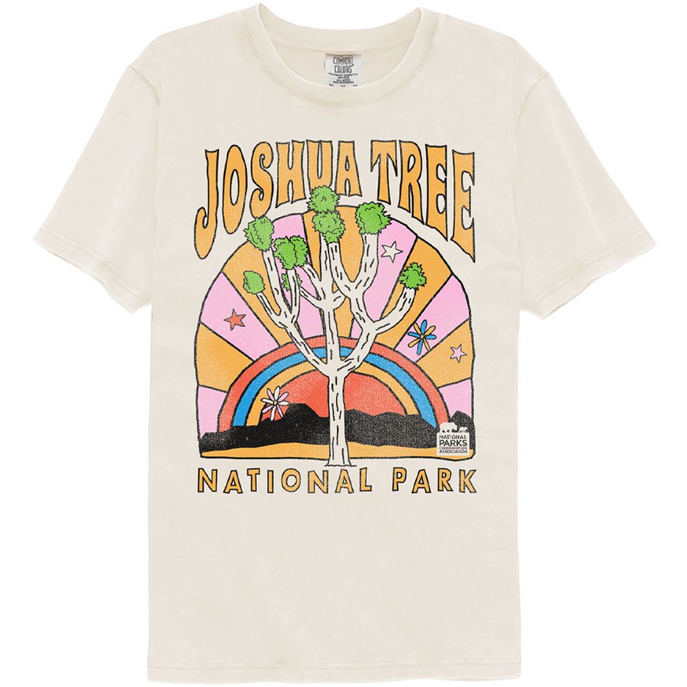 NPCA-JOSHUA TREE DOODLE-IVORY ADULT S/S COMFORT COLOR TSHIRT