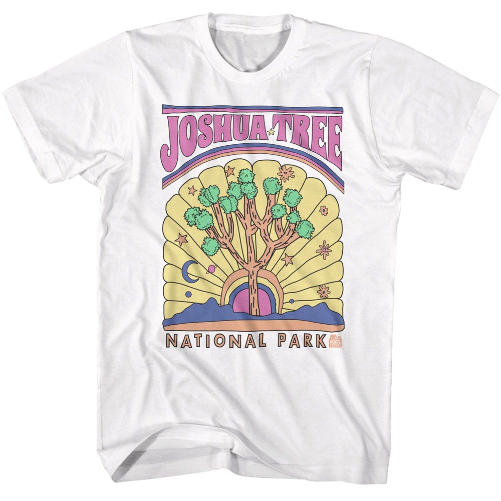 NPCA-JOSHUA TREE COLORFUL-WHITE ADULT S/S TSHIRT