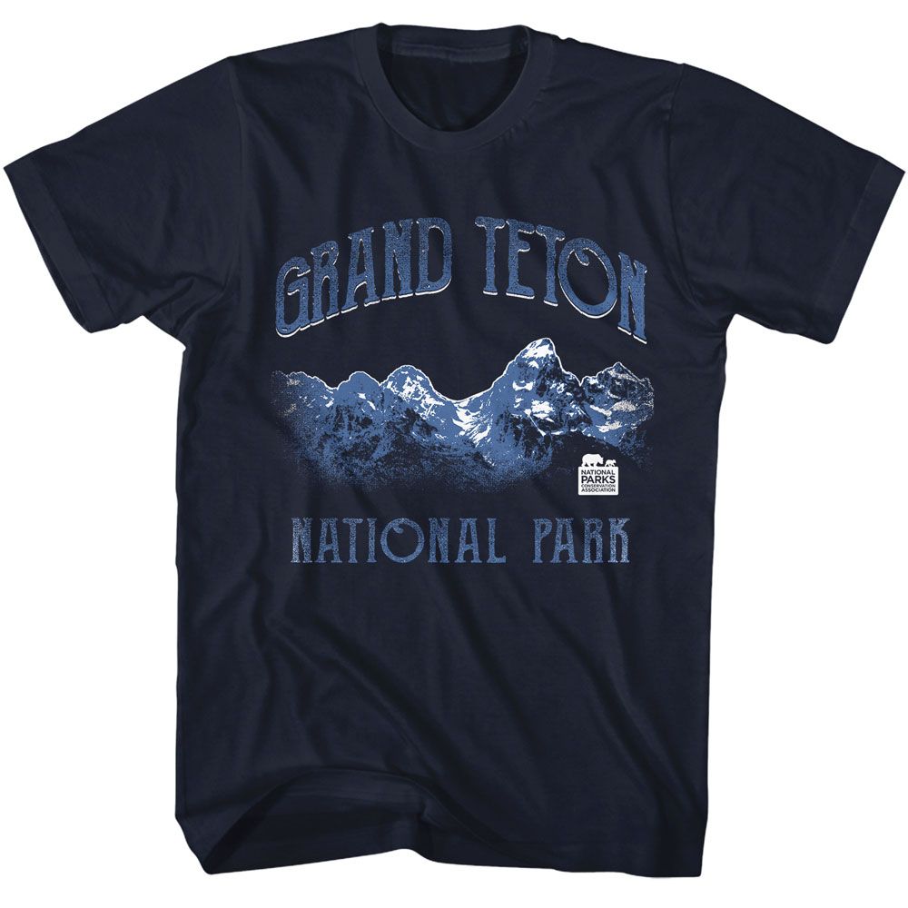 NPCA-GRAND TETON-NAVY ADULT S/S TSHIRT