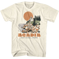 Thumbnail for NPCA-ACADIA DRAWN LIGHTHOUSE-NATURAL ADULT S/S TSHIRT