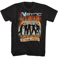 Thumbnail for NSYNC-NO STRINGS NO WORDS-BLACK ADULT S/S TSHIRT