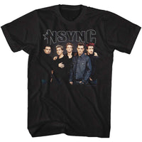 Thumbnail for NSYNC-STARK GROUP SHOT-BLACK ADULT S/S TSHIRT