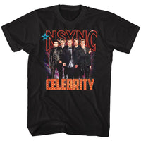 Thumbnail for NSYNC-CELEBRITY-BLACK ADULT S/S TSHIRT