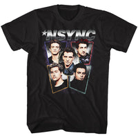 Thumbnail for NSYNC-HEADS-BLACK ADULT S/S TSHIRT
