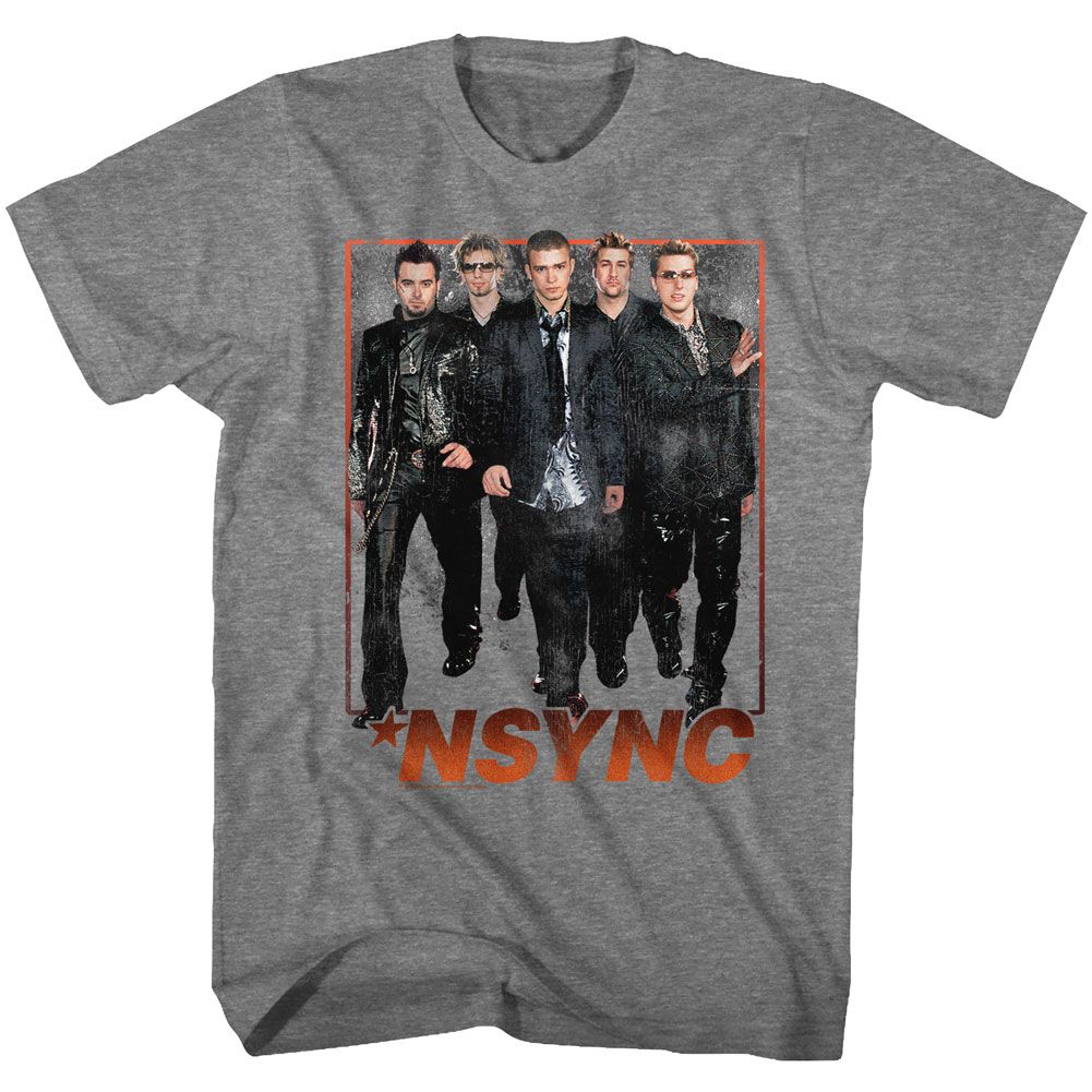 NSYNC-STRUTTIN-GRAPHITE HEATHER ADULT S/S TSHIRT