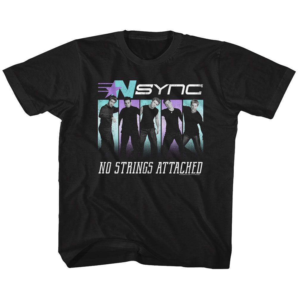 NSYNC-BLUE PURPLE-BLACK YOUTH S/S TSHIRT