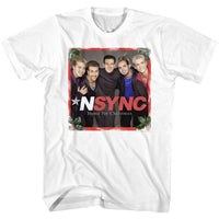Thumbnail for NSYNC-HOME FOR CHRISTMAS-WHITE ADULT S/S TSHIRT