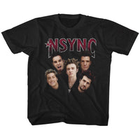 Thumbnail for NSYNC-GROUP SHOT-BLACK TODDLER S/S TSHIRT