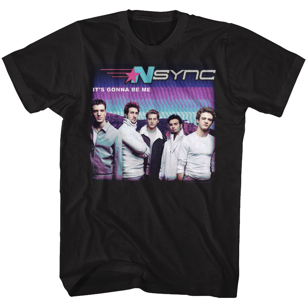 NSYNC-GONNA B ME-BLACK ADULT S/S TSHIRT