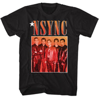 Thumbnail for NSYNC-NSYNC GRADIENT BOX-BLACK ADULT S/S TSHIRT