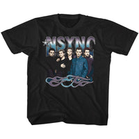 Thumbnail for NSYNC-NSYNC COOL TONES AND FLAMES-BLACK TODDLER S/S TSHIRT