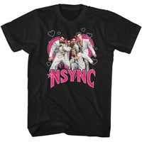 Thumbnail for NSYNC-NSYNC HEARTTHROB-BLACK ADULT S/S TSHIRT