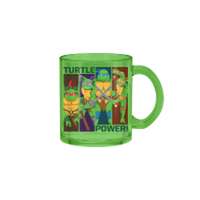 Thumbnail for TMNT TURTLE POWER PANELS  17.5oz Glass Coffee Mug – 24 pc ppk ($5.00 each)