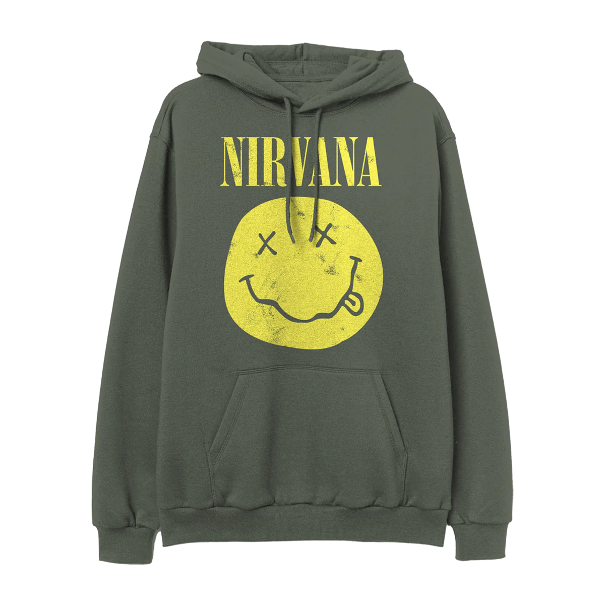 Nirvana Yellow Smiley Hoodie