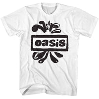 Thumbnail for OASIS-OASIS SPLATTER LOGO-WHITE ADULT S/S TSHIRT