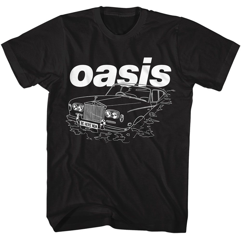 OASIS-OASIS BE HERE NOW CAR-BLACK ADULT S/S TSHIRT
