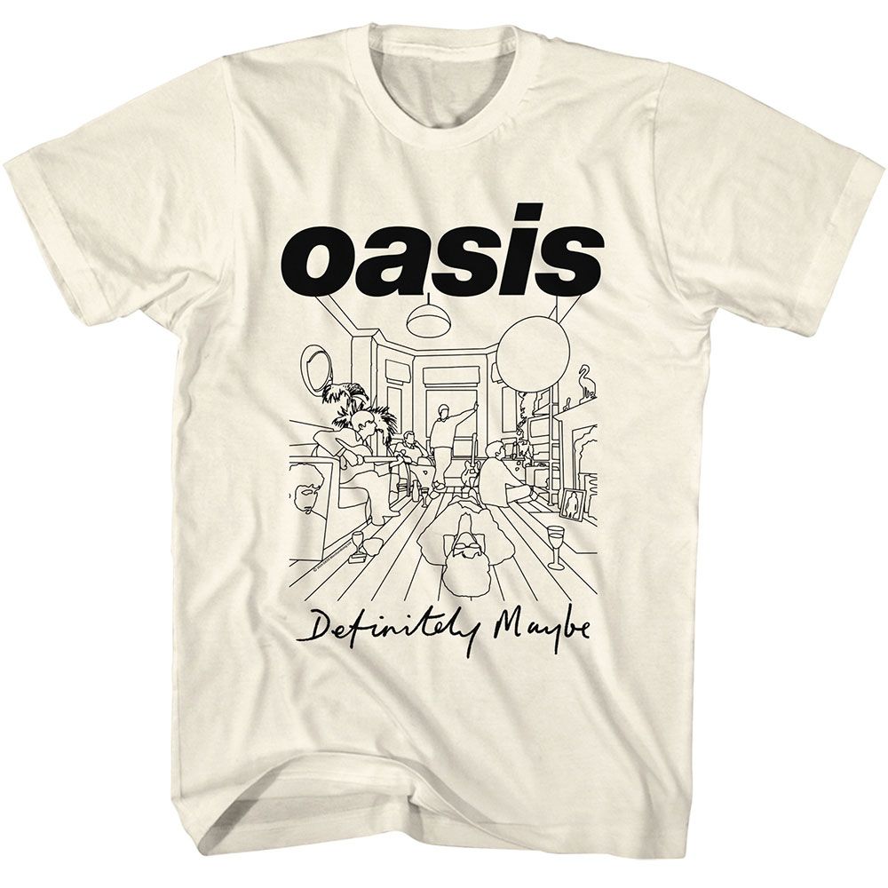 OASIS-OASIS LINEART ROOM-NATURAL ADULT S/S TSHIRT