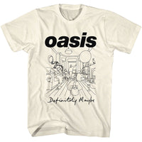 Thumbnail for OASIS-OASIS LINEART ROOM-NATURAL ADULT S/S TSHIRT