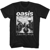 Thumbnail for OASIS-OASIS MONOTONE DEFINITELY MAYBE-BLACK ADULT S/S TSHIRT