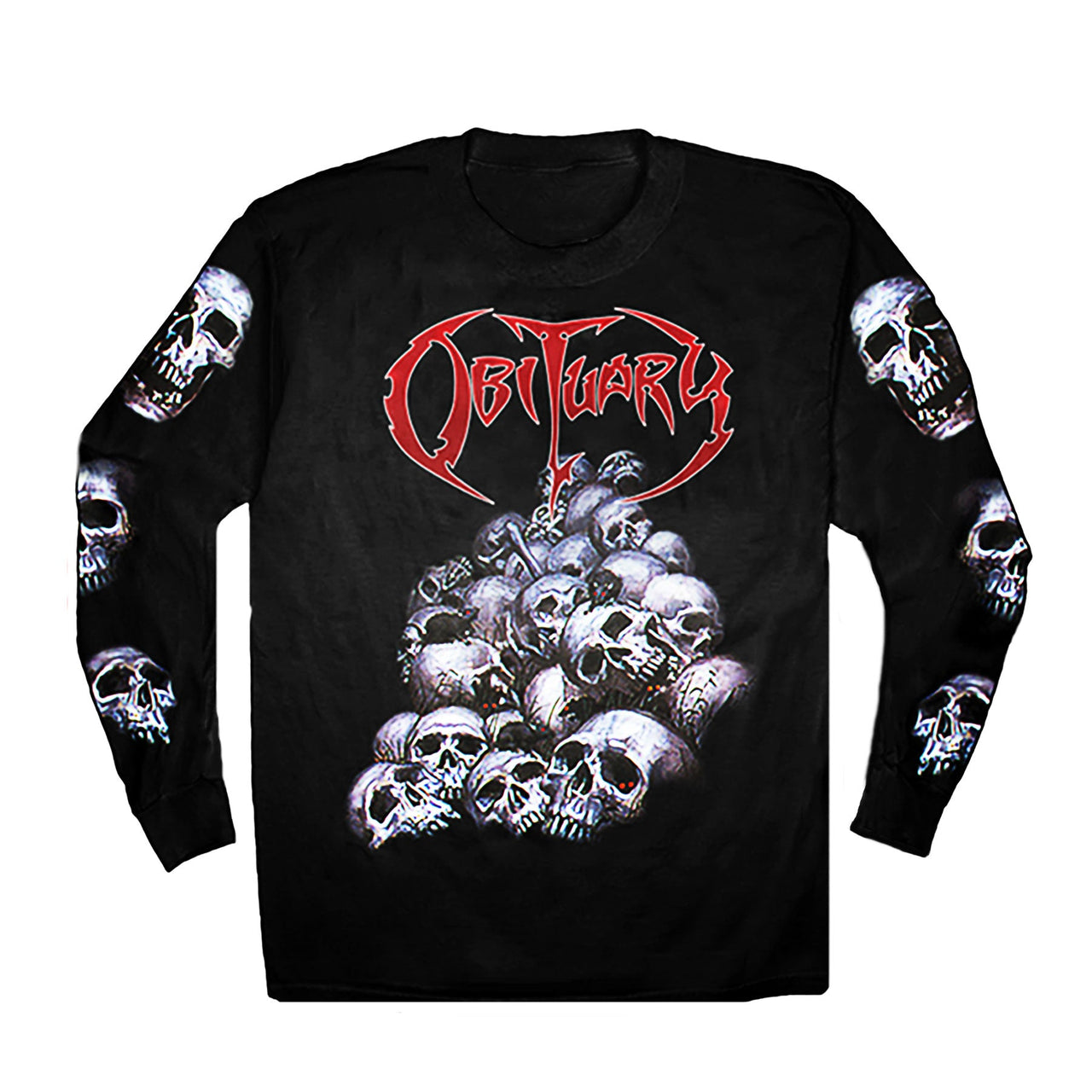 Obituary Chopped in Half Long Sleeve T-Shirt