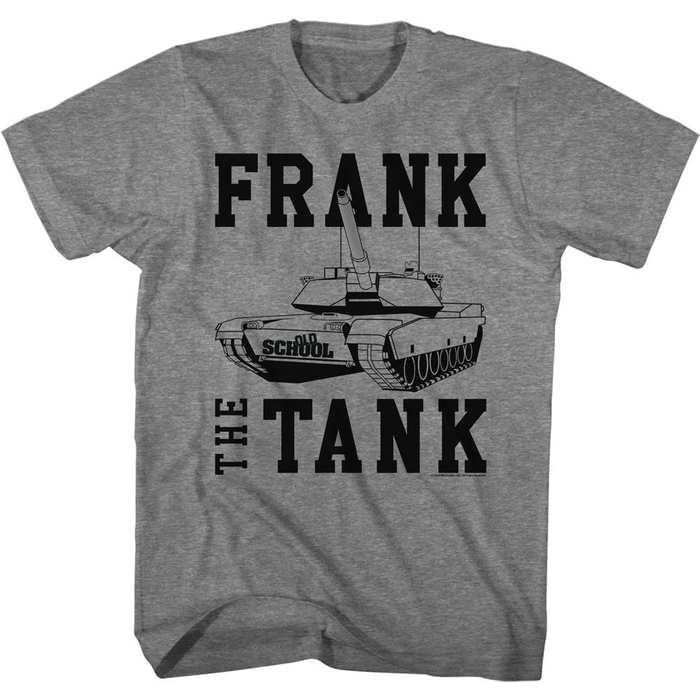 OLD SCHOOL-FRANK THE TANK-GRAPHITE HEATHER ADULT S/S TSHIRT
