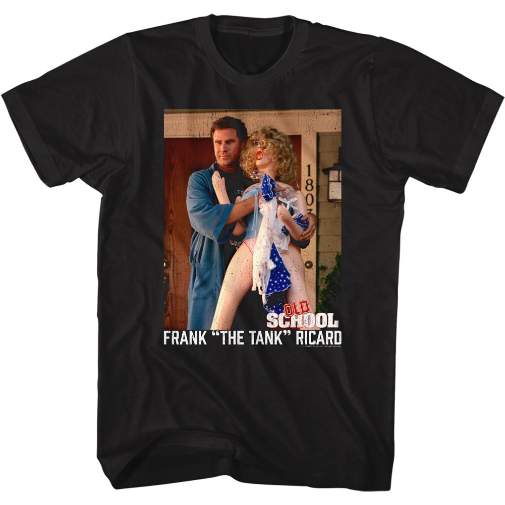 OLD SCHOOL-FRANK AND DOLL-BLACK ADULT S/S TSHIRT