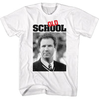 Thumbnail for OLD SCHOOL-FRANK AND LOGO-WHITE ADULT S/S TSHIRT
