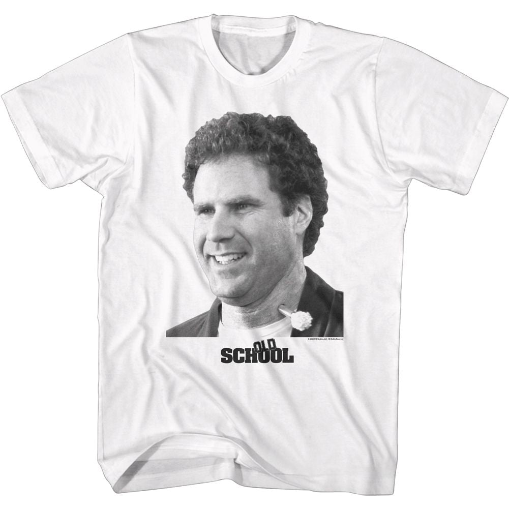OLD SCHOOL-FRANK&TRANQ-WHITE ADULT S/S TSHIRT