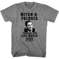 Thumbnail for OLD SCHOOL-MITCH-A-PALOOZA-GRAPHITE HEATHER ADULT S/S TSHIRT