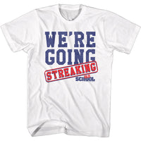 Thumbnail for OLD SCHOOL-STREAKING-WHITE ADULT S/S TSHIRT