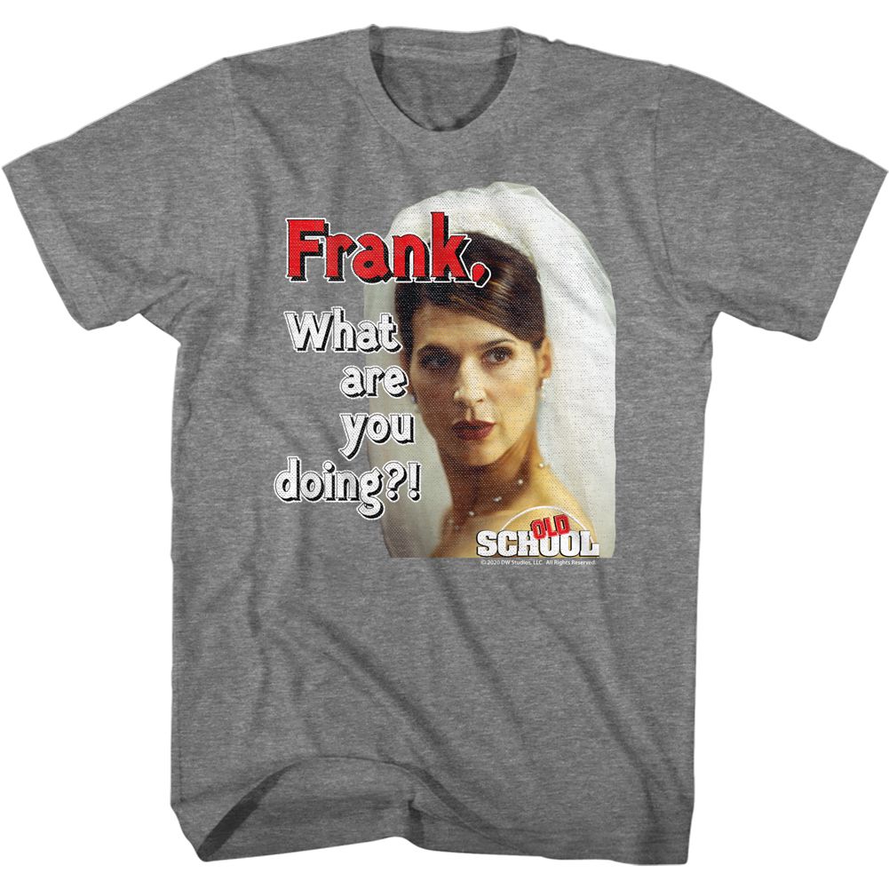 OLD SCHOOL-FRANK-GRAPHITE HEATHER ADULT S/S TSHIRT
