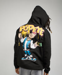 Thumbnail for Popeye Money Graphic Long Sleeve Hoodie