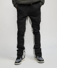 Thumbnail for Stacked Fleece Sweatpant - Black