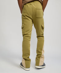 Thumbnail for Stacked Fleece Sweatpant - Olive Green