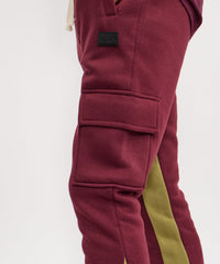 Thumbnail for Stacked Fleece Sweatpant - Burgundy
