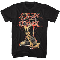 Thumbnail for OZZY OSBOURNE-OZZY RED LIGHTNING-BLACK ADULT S/S TSHIRT