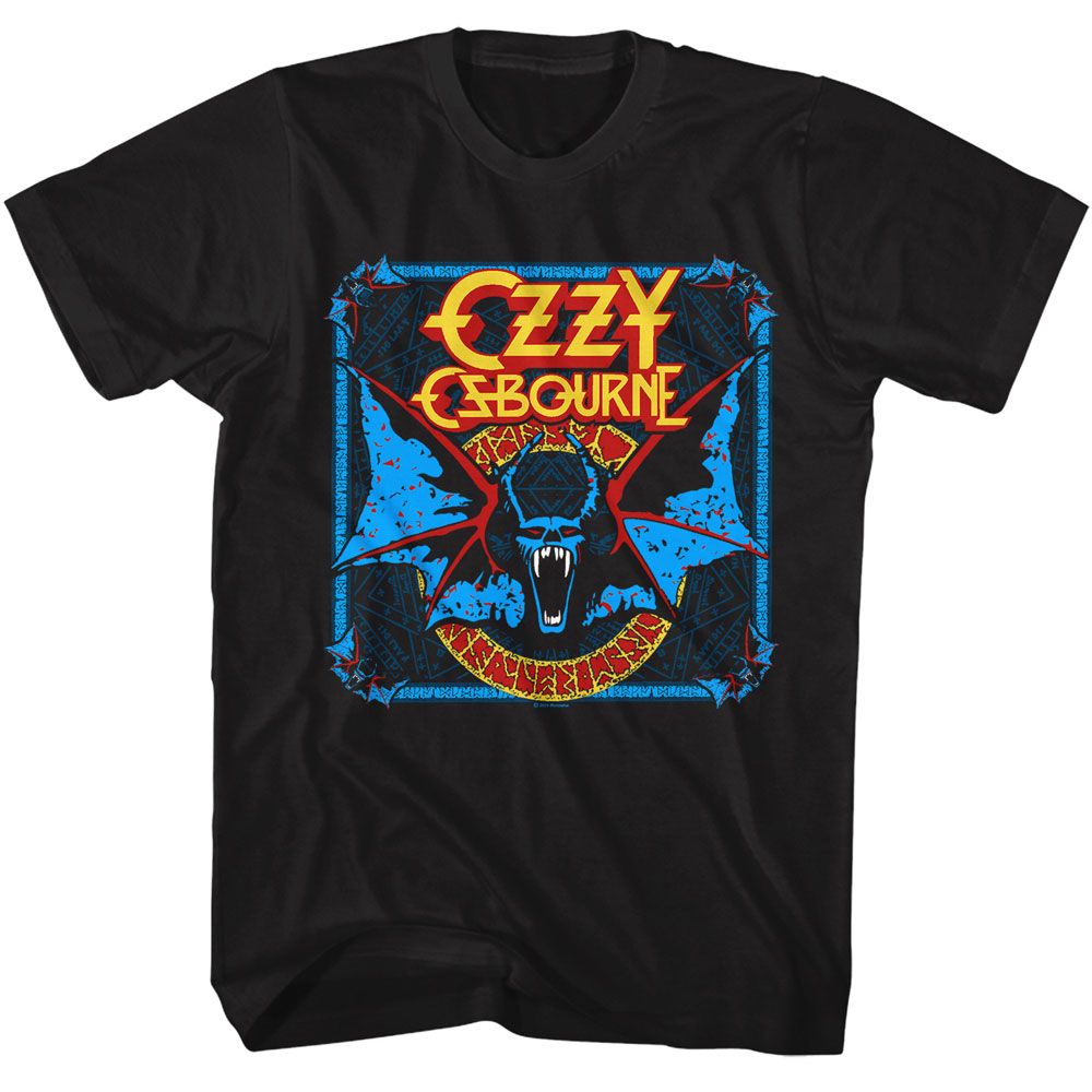 OZZY OSBOURNE-OZZY DEMON BAT-BLACK ADULT S/S TSHIRT