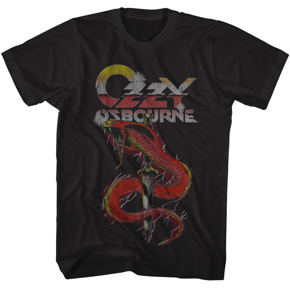 OZZY OSBOURNE-OZZY COBRA-BLACK ADULT S/S TSHIRT