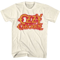 Thumbnail for OZZY OSBOURNE-OZZY BLEEDING LOGO-NATURAL ADULT S/S TSHIRT