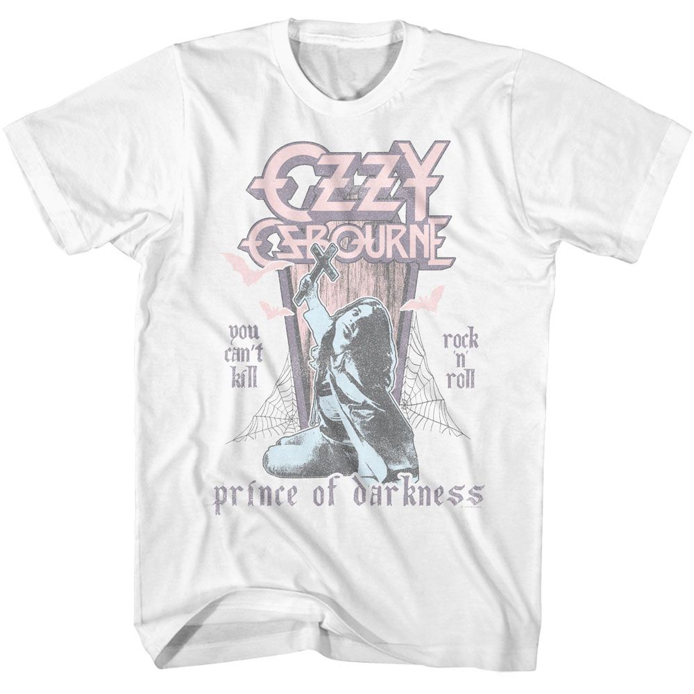 OZZY OSBOURNE-OZZY OSBOURNE PASTEL COFFIN-WHITE ADULT S/S TSHIRT