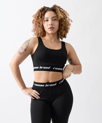 Thumbnail for Cara Women's Sports Bra - Black