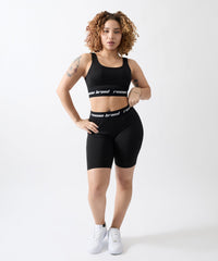 Thumbnail for Cara Women's Biker Shorts - Black