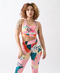 Thumbnail for Wild Women's Sports Bra - Multicolor